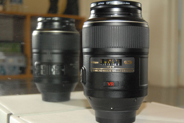 objectif de Nikon, le AF-S VR Micro-Nikkor 105mm f/2.8G IF-ED